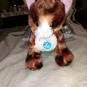 Gatito de peluche café
